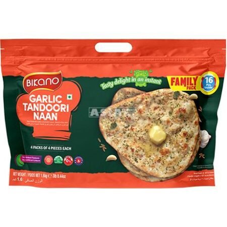 Tandoori Naan Garlic (Family Pack) 6 X 1,6 KG
